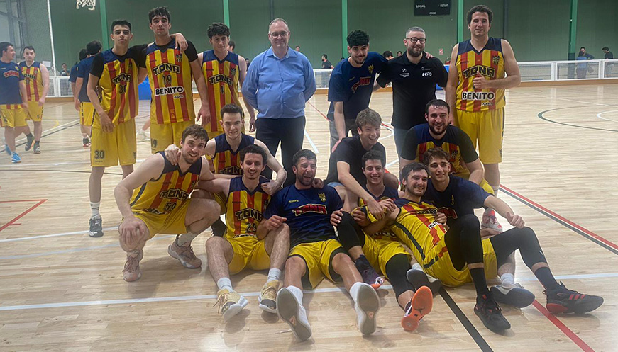 Derrota del senior masculino del CB Tona