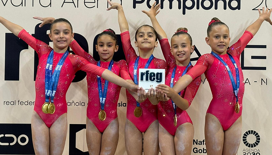 Seis medallas por el Gimnàstic Vic en el Campeonato de España