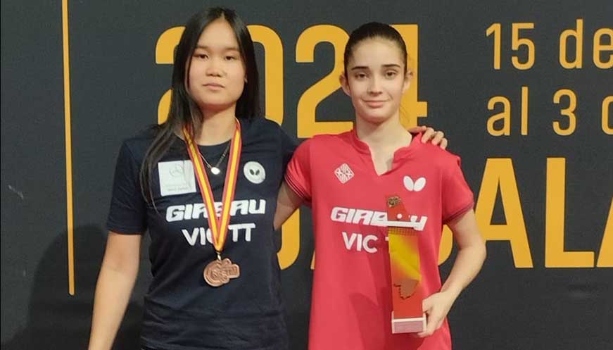 Irina Gimeno, doble campeona de España infantil