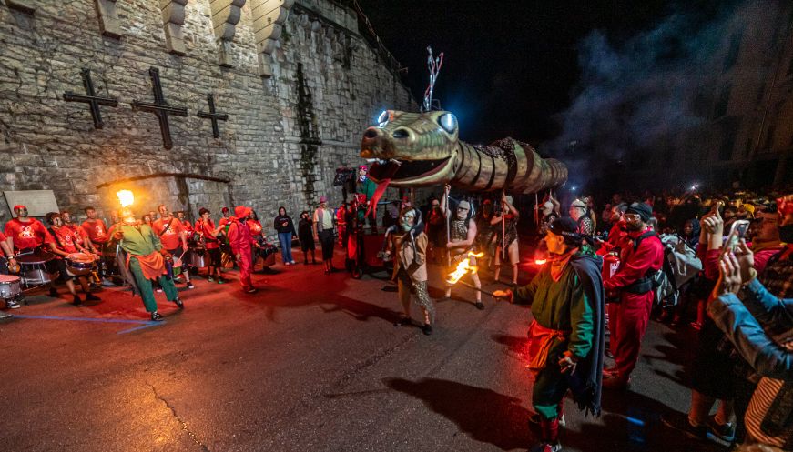 El Serpent, protagonista de la festa a Manlleu