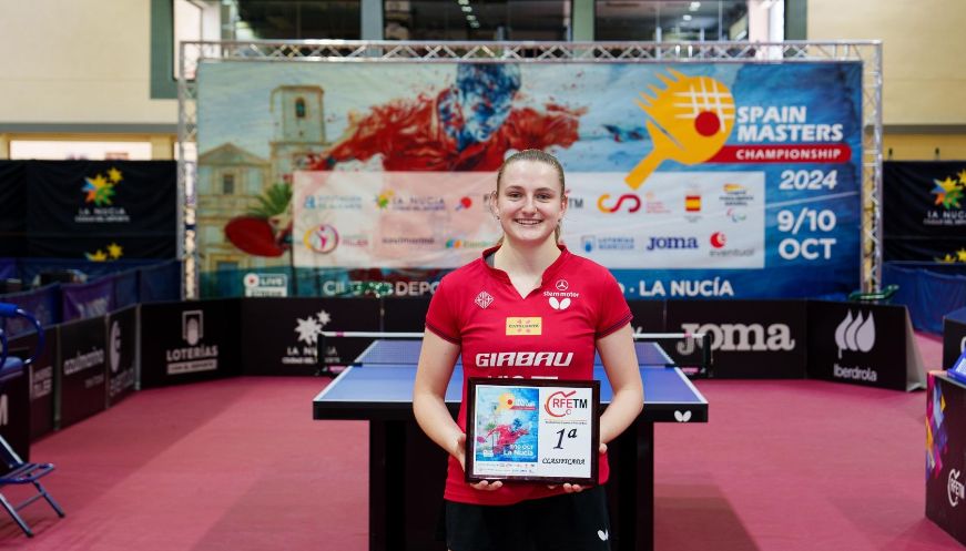 Silvia Coll (Girbau Vic TT), campeona del Spain Masters Absolut