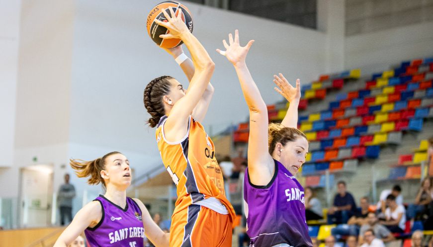 Derrota del Femenino Osona-Ova Projects (67-57), en la prórroga, en la pista del BC Fontajau