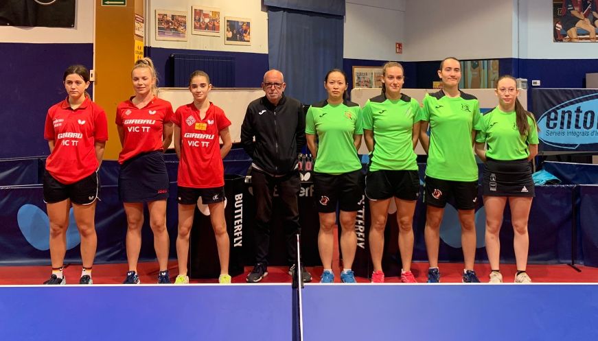 Derrota i victòria del Girbau Vic TT a Superdivisió i Divisió d’Honor femenina