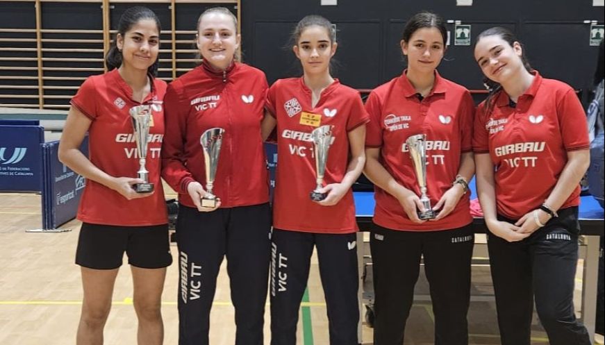 Èxit del Girbau Vic TT al Zonal, amb Camila Moscoso i Abril Masdeu, campiones