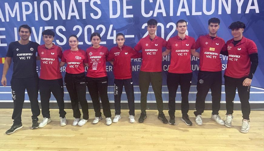 El Girbau Vic TT obté l’or en femení i el bronze en masculí en el Campionat de Catalunya