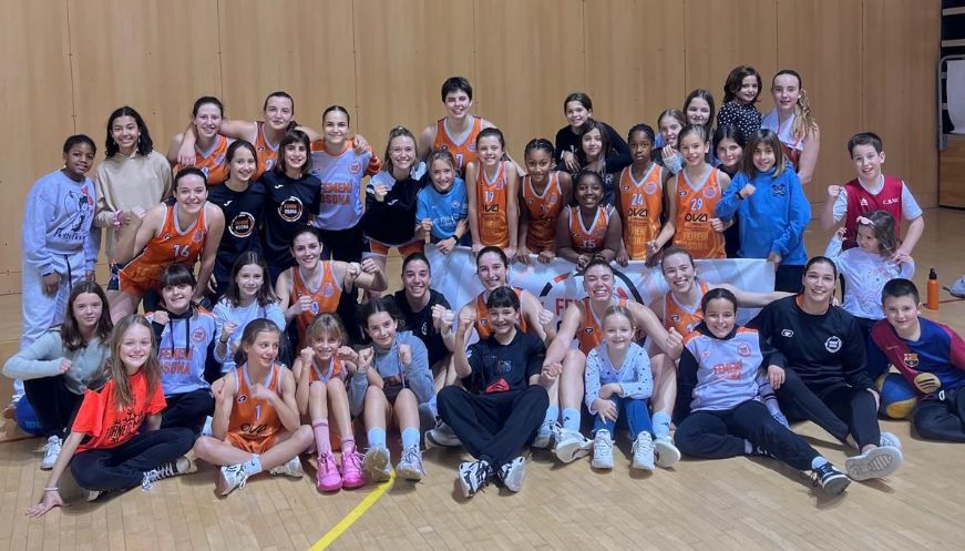 El Femení Osona-Ova Projects derrota al líder,  CB Vall d’en Bas, en un partit molt igualat (55-52)