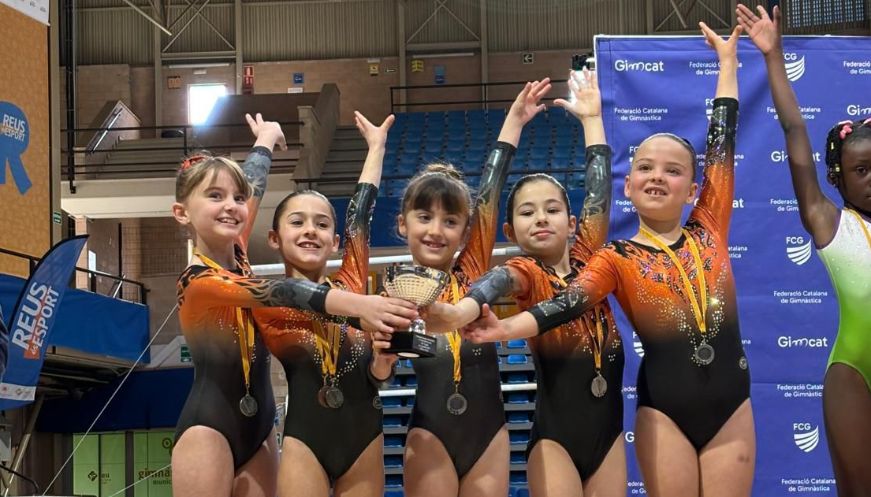 52 gimnastes del Club Gimnàstic Osona participen en la Copa Catalana en edat escolar a Reus