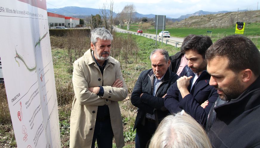 Les obres per millorar la seguretat de la carretera que connecta Manlleu amb la C-17 acabaran a la tardor 2